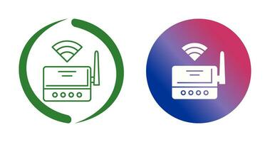 icône de vecteur de routeur wifi