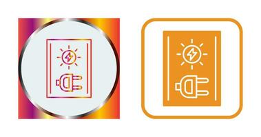 icône de vecteur d'électricité
