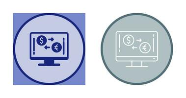 icône de vecteur de change de devises