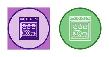 icône de vecteur de lave-vaisselle