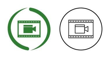 icône de vecteur vidéo et animation unique