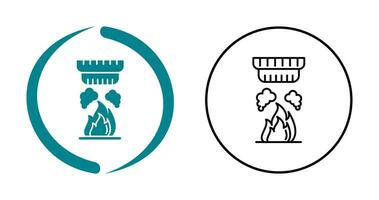 icône de vecteur de détecteur de fumée