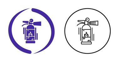 icône de vecteur d'extincteur