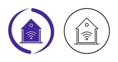 icône de vecteur de maison intelligente