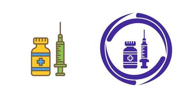 icône de vecteur de vaccin