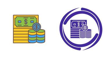 icône de vecteur d & # 39; argent
