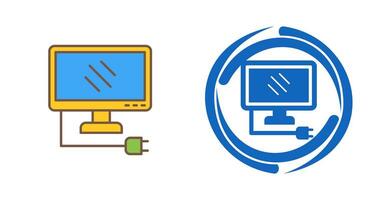 icône de vecteur de moniteur