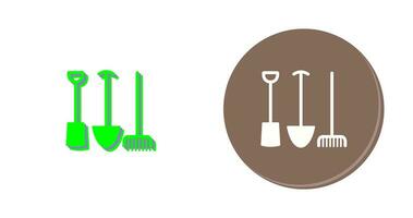 icône de vecteur d'outils de jardinage