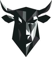 laitier vache logo icône noir vecteur pour social médias laitier vache noir vecteur logo pour social médias