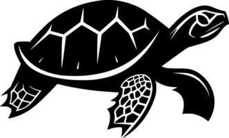 tortue - minimaliste et plat logo - vecteur illustration