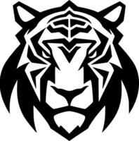 tigre, noir et blanc vecteur illustration