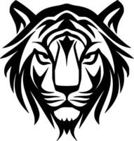 tigre, noir et blanc vecteur illustration