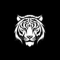 tigre, noir et blanc vecteur illustration