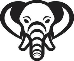 l'éléphant vecteur logo icône pour une juste Commerce marque l'éléphant vecteur logo icône pour une Fait main marque