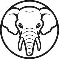 l'éléphant vecteur logo icône pour une puissant marque l'éléphant vecteur logo icône pour une intemporel entreprise