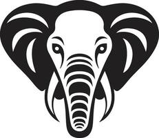 puissant l'éléphant vecteur logo icône majestueux l'éléphant vecteur logo icône