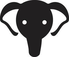 l'éléphant logo pour La publicité une œil contagieux et attention attraper conception l'éléphant logo pour emballage une élégant et attirant conception vecteur