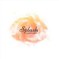 Design coloré lumineux splash aquarelle moderne vecteur