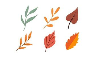 l'automne feuilles logo vecteur image