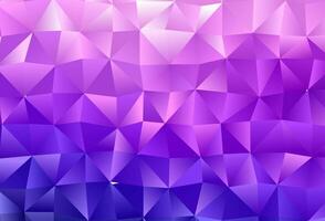 couverture low poly vecteur violet clair.