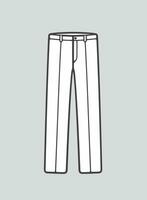 Pour des hommes affaires pantalon ligne icône sur une Contexte. vecteur illustration.