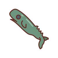 sperme baleine icône dans vecteur. illustration vecteur