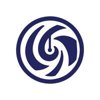 une logo de regarder icône vecteur conception regarder silhouette isolé bleu regarder icône