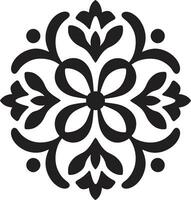 vecteur talent artistique redéfini arabe floral conception floral harmonie déchaîné arabe carrelage logo icône