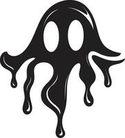 obsidienne suinter cauchemar vecteur art de crainte terrifiant crawl de vase intrigant vecteur logo