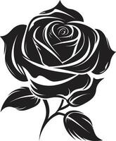 gracieux Rose silhouette logo une logo cette capture le gracieux essence de une Rose minimaliste Rose ouvrages d'art dans vecteur une minimaliste approche à une puissant symbole