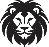 les Lions écho une vecteur logo dans noir sombre dominance noir Lion héraldique