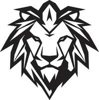 élégance dans action noir Lion vecteur logo bondir majesté Lion logo dans vecteur