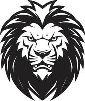 élégance dans mouvement une majestueux crinière dans Lion emblème sauvage la maîtrise le rugissement dominance de noir Lion logo excellence vecteur