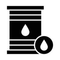 pétrole vecteur glyphe icône pour personnel et commercial utiliser.