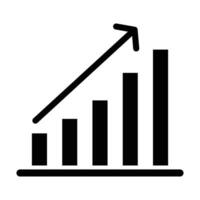 croissance vecteur glyphe icône pour personnel et commercial utiliser.