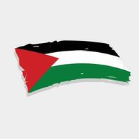 vecteur de drapeau palestinien