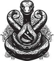 le python artisan vecteur illustration la maîtrise vectorisation imagination avec python