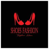 logo pour aux femmes haute talon des chaussures cette est élégant et luxueux et féminin. logo pour entreprise, aux femmes chaussure boutique, mode, chaussure entreprise, beauté. vecteur