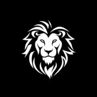 Lion - minimaliste et plat logo - vecteur illustration