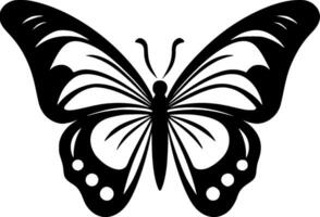 papillon - minimaliste et plat logo - vecteur illustration