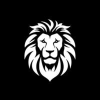 Lion - minimaliste et plat logo - vecteur illustration