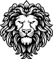 Lion - minimaliste et plat logo - vecteur illustration