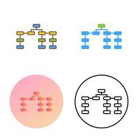 icône de vecteur de structure seo unique