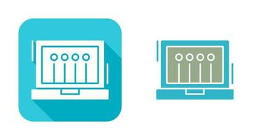 icône de vecteur d & # 39; ordinateur portable
