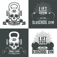 logos pour athlétique aptitude club vecteur