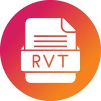 RVT fichier format vecteur icône