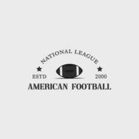 américain Football logo ancien vecteur illustration modèle icône graphique conception