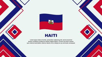 Haïti drapeau abstrait Contexte conception modèle. Haïti indépendance journée bannière fond d'écran vecteur illustration. Haïti Contexte