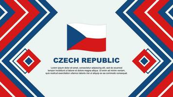 tchèque république drapeau abstrait Contexte conception modèle. tchèque république indépendance journée bannière fond d'écran vecteur illustration. tchèque république conception