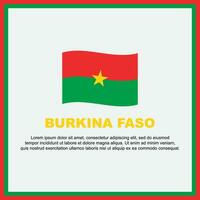 burkina faso drapeau Contexte conception modèle. burkina faso indépendance journée bannière social médias poste. burkina faso bannière vecteur